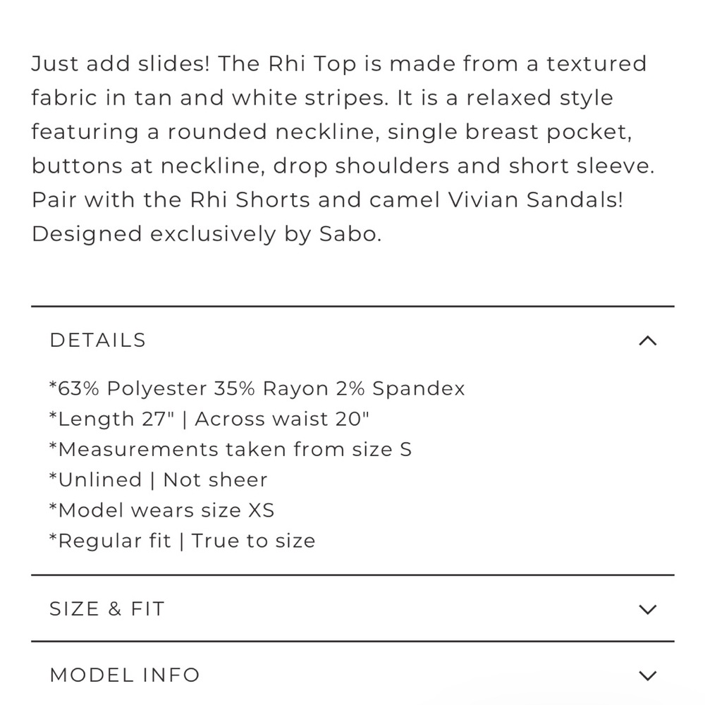 Sabo skirt rhi short set - Picture 7 of 7